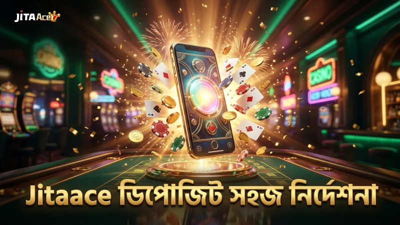 ডিপোজিট ও উইথড্রয়ালে Jitaace এর কার্যকর ও সহজ নির্দেশনা।