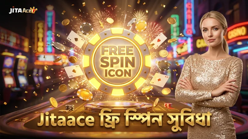 Jitaace প্ল্যাটফর্মে লাকি নেকো ফ্রি স্পিন ফিচারের কার্যকারিতা।